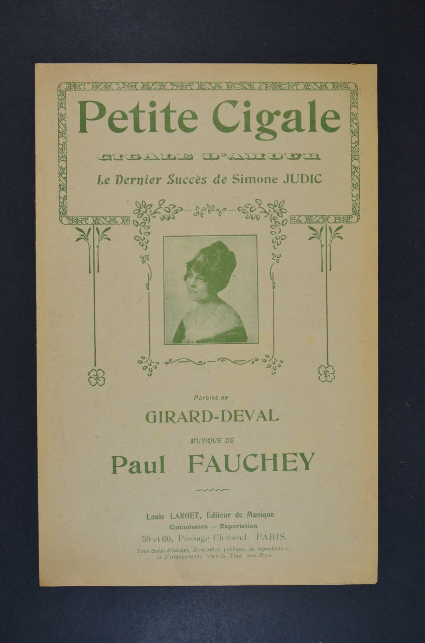 chanson petit format 1965.134.44 Photo Mucem