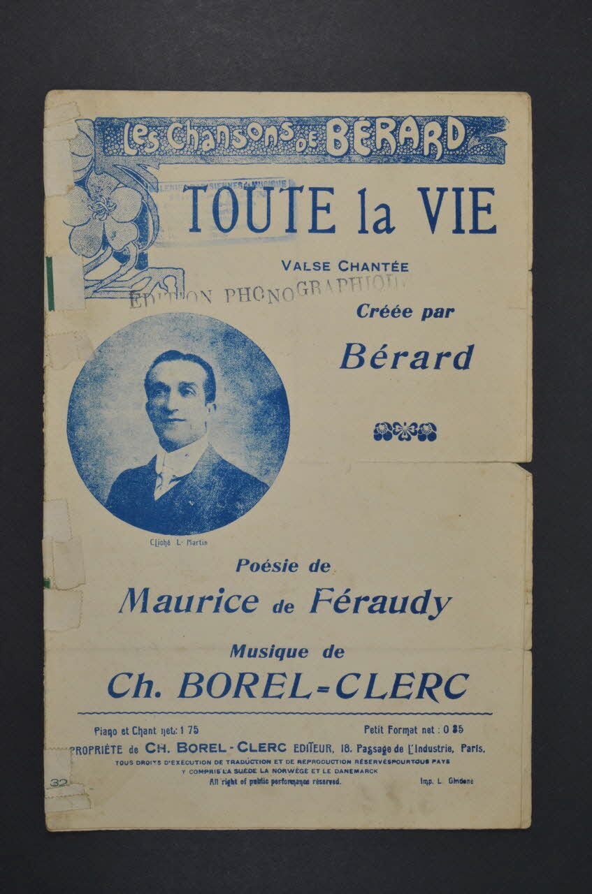 chanson petit format 1966.121.199 Photo Mucem
