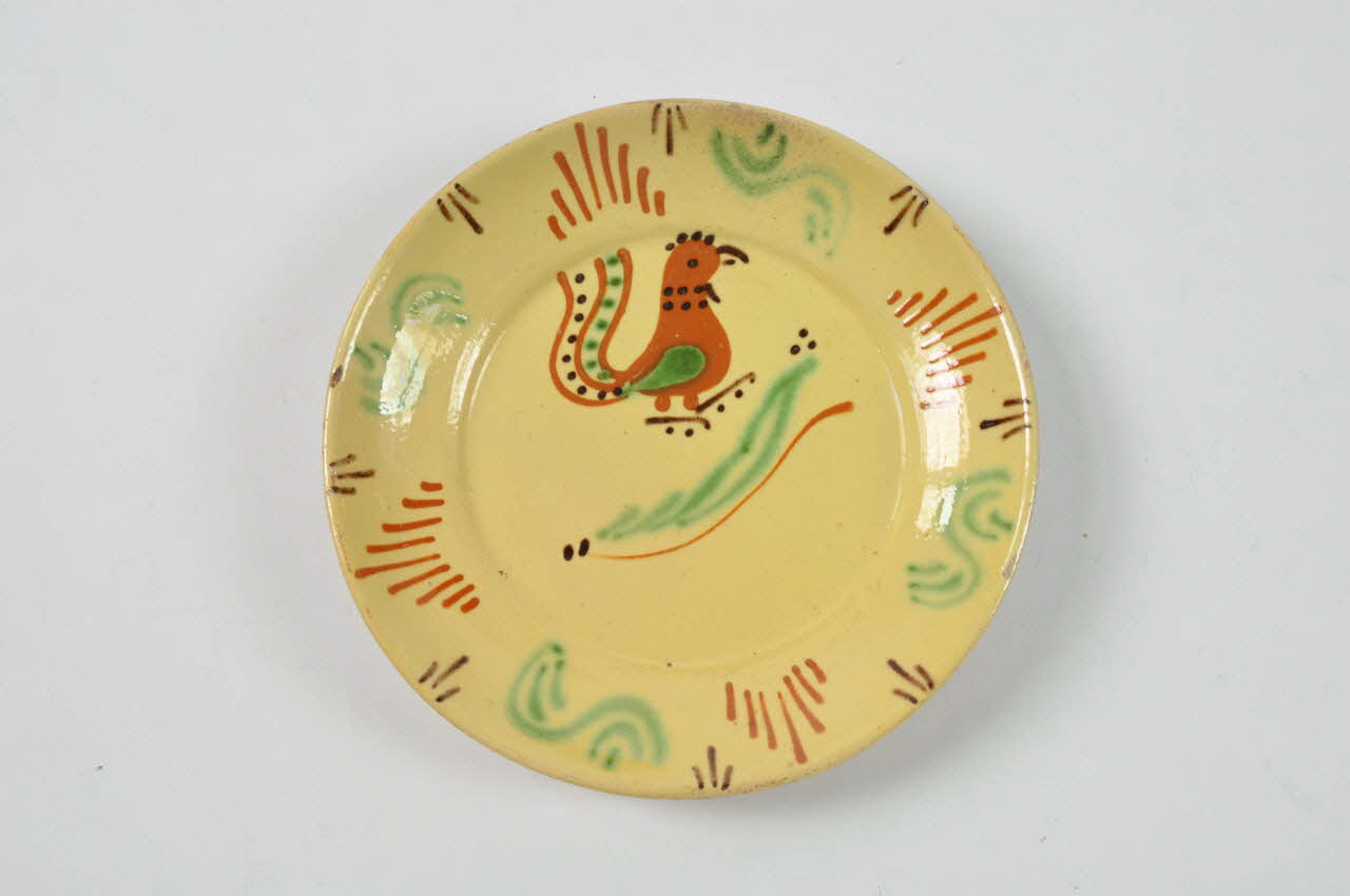 assiette calotte Rhône-Alpes, France 1800-1896 1896.8.46 Photo Mucem