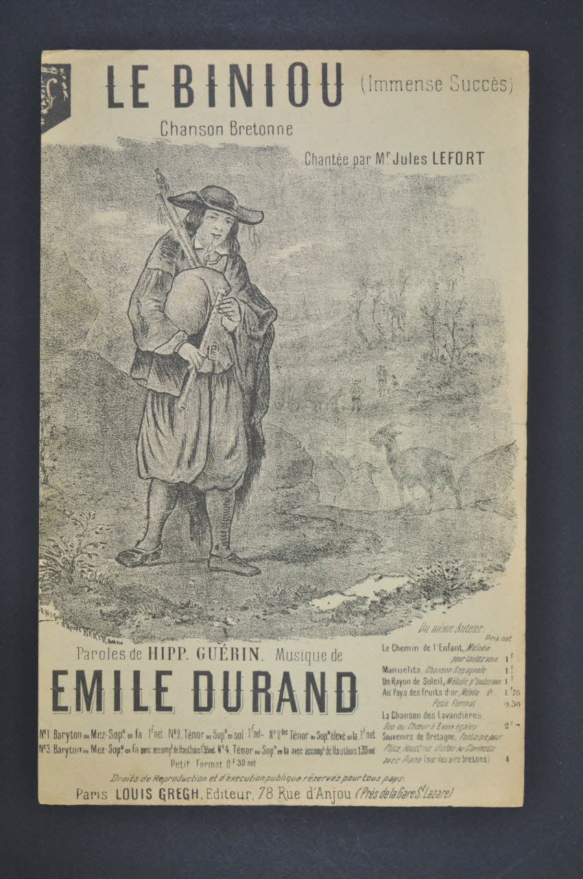 chanson petit format 1965.134.52 Photo Mucem