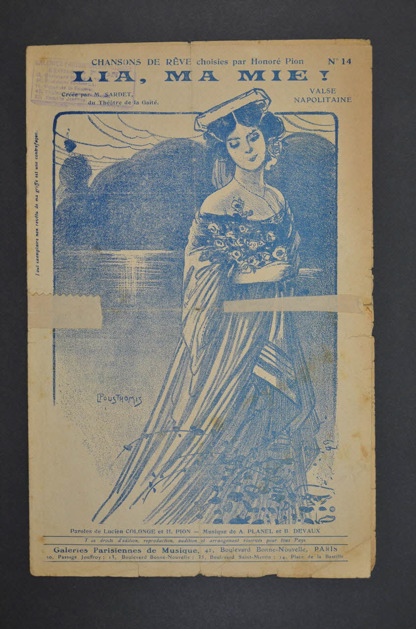 chanson petit format 1965.134.56 Photo Mucem