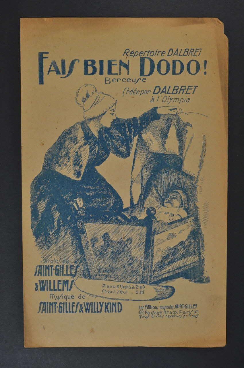 chanson petit format 1966.121.213 Photo Mucem