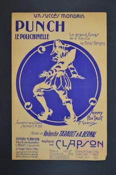 A. Bernal ; Valentin Tarault ; Clapson chanson petit format 1921 1965.134.60  Photo Mucem