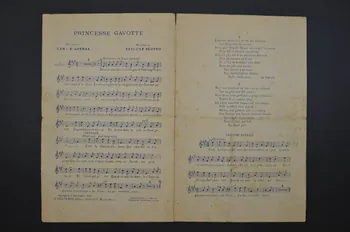 Xam ; Vincent Scotto ; Gitral ; Georges Vorelli chanson petit format 1912 1965.135.10 Photo Mucem