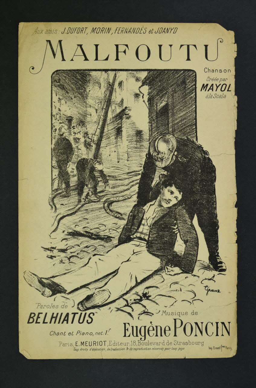 chanson petit format 1966.121.225 Photo Mucem