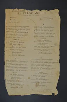 chanson petit format 1965.135.12 Photo Mucem