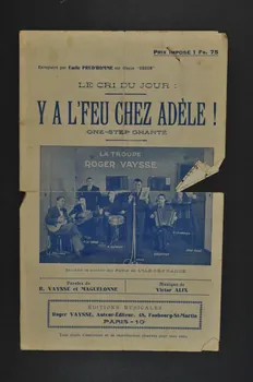 Roger Vaysse ; Victor Alix ; Maguelonne ; Editions Musicales R. Vaysse; chanson petit format 1934 1966.121.244  Photo Mucem