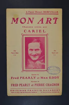 Pierre Chagnon ; Fred Pearly ; Max Eddy ; Cariel ; Francis F. Salabert chanson petit format 1925 1966.121.245 Photo Mucem
