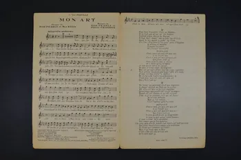 Pierre Chagnon ; Fred Pearly ; Max Eddy ; Cariel ; Francis F. Salabert chanson petit format 1925 1966.121.245 Photo Mucem