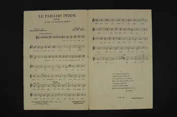 Hans May ; Roger Fernay ; Heugel & Cie; ; Coda S.A. chanson petit format 1940 1965.136.111  Photo Mucem
