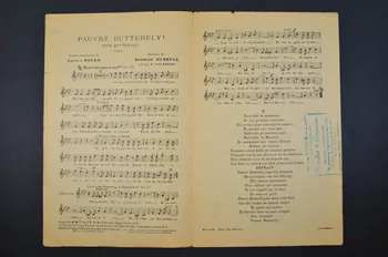 Raymond Hubbel ; Lucien Boyer ; Marjal chanson petit format 1916 1965.136.113 Photo Mucem