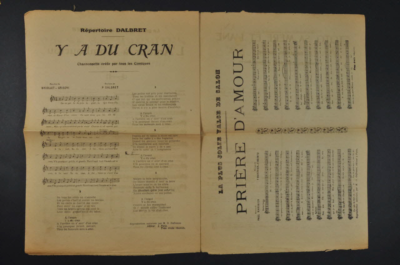 chanson petit format 1966.121.265 Photo Mucem