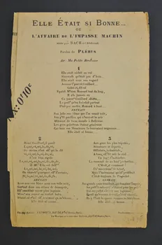 chanson petit format 1966.121.275 Photo Mucem