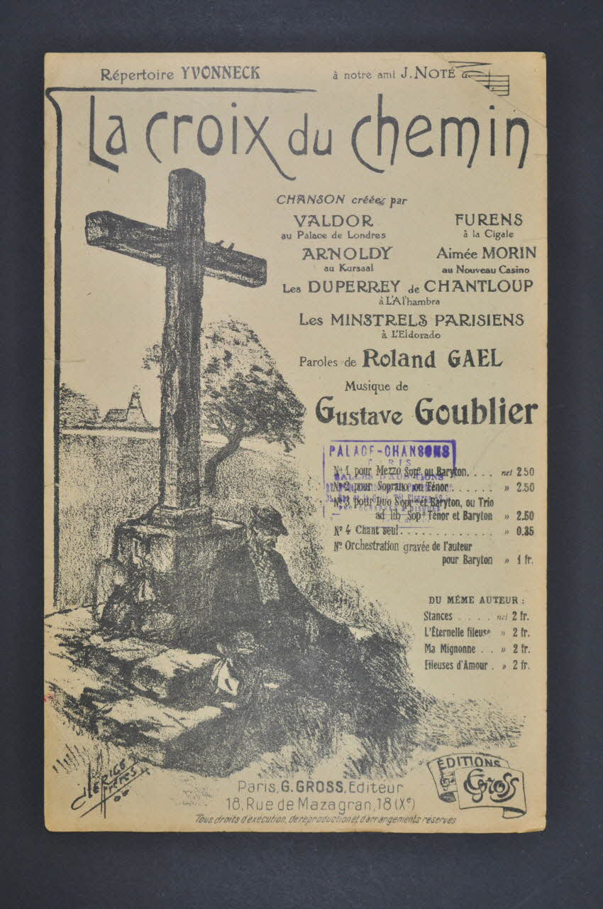 chanson petit format 1965.136.20 Photo Mucem