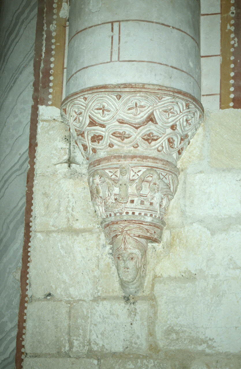 Jean Cuisenier photographie Enquête conduite par Jean Cuisenier à la collégiale Saint-Pierre de Chauvigny dans la Vienne (septembre 1994) Poitou-Charentes, France 1994/9/1 Ph.2007.9.11 Photo