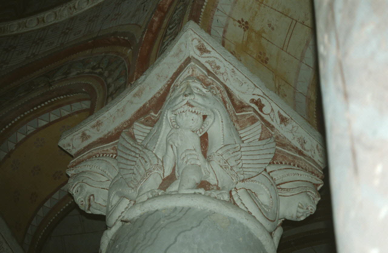 Jean Cuisenier photographie Enquête conduite par Jean Cuisenier à la collégiale Saint-Pierre de Chauvigny dans la Vienne (septembre 1994) Poitou-Charentes, France 1994/9/1 Ph.2007.9.15 Photo