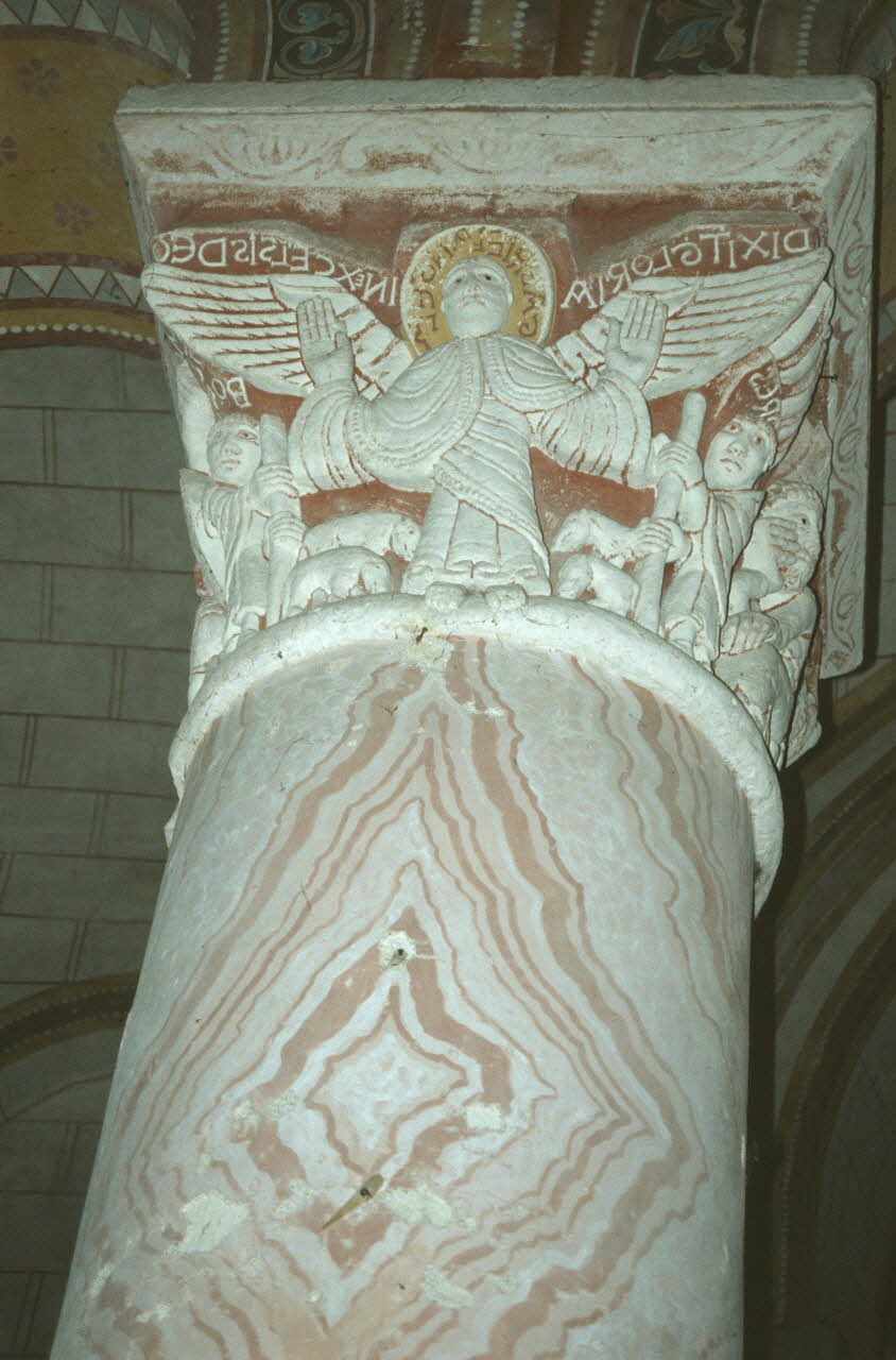 Jean Cuisenier photographie Enquête conduite par Jean Cuisenier à la collégiale Saint-Pierre de Chauvigny dans la Vienne (septembre 1994) Poitou-Charentes, France 1994/9/1 Ph.2007.9.18 Photo