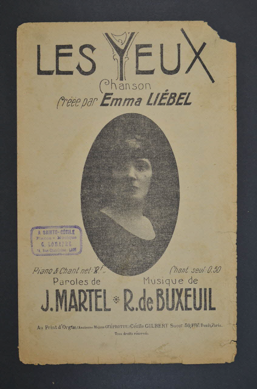 chanson petit format 1965.136.26 Photo Mucem