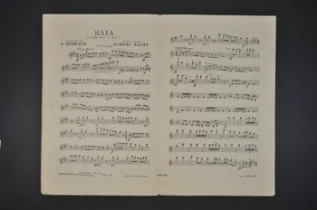 Gabriel Allier ; Désiré Berniaux ; Félix Mayol ; E. Gaudet chanson petit format 1909 1966.121.31 Photo Mucem