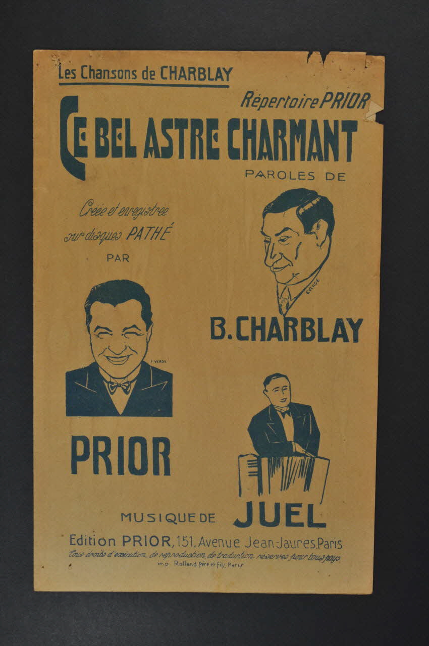 chanson petit format 1966.121.34 Photo Mucem