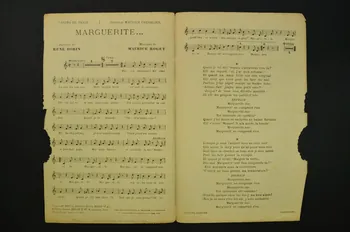 Maurice Roget ; René Dorin ; Maurice Chevalier ; Foucret Fils; chanson petit format 1927 1965.136.32  Photo Mucem