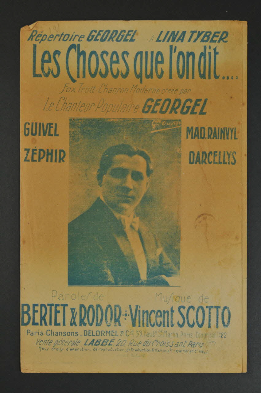 chanson petit format 1966.121.35 Photo Mucem