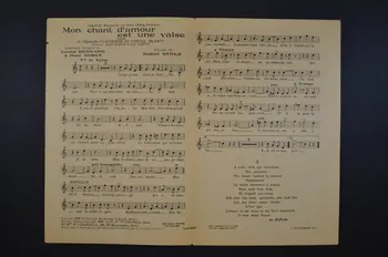 René Dorin ; Lucien Besnard ; Robert Stolz ; Andrée Goavec ; Rose Carday ; Chappell; chanson petit format 1930 1965.136.34  Photo Mucem