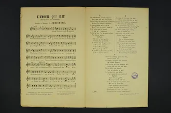 Henri Christiné ; Harry Fragson chanson petit format 1909 1966.121.36 Photo Mucem