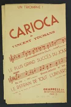 René Buzelin ; Tibor Barczi ; Victor Vallier ; Marc Cab ; Henri Varna ; Ray Ventura ; Paul Misraki ; Adalbert Malcsiner ; Chappell S.A.; recueil petit format 1933 1965.136.35  Photo Mucem