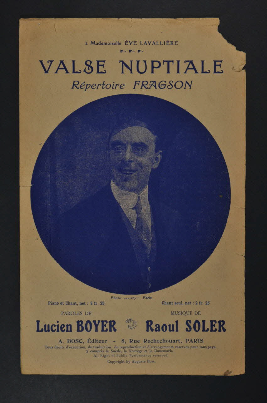 chanson petit format 1965.136.37 Photo Mucem