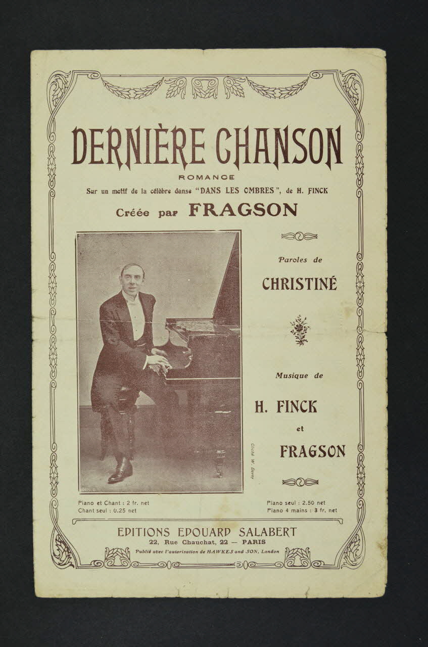 chanson petit format 1965.136.38 Photo Mucem