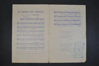G. Delatrey ; Marcellus ; Christ'yan ; Aux Succès Modernes; chanson petit format 1914 1966.121.44  Photo Mucem