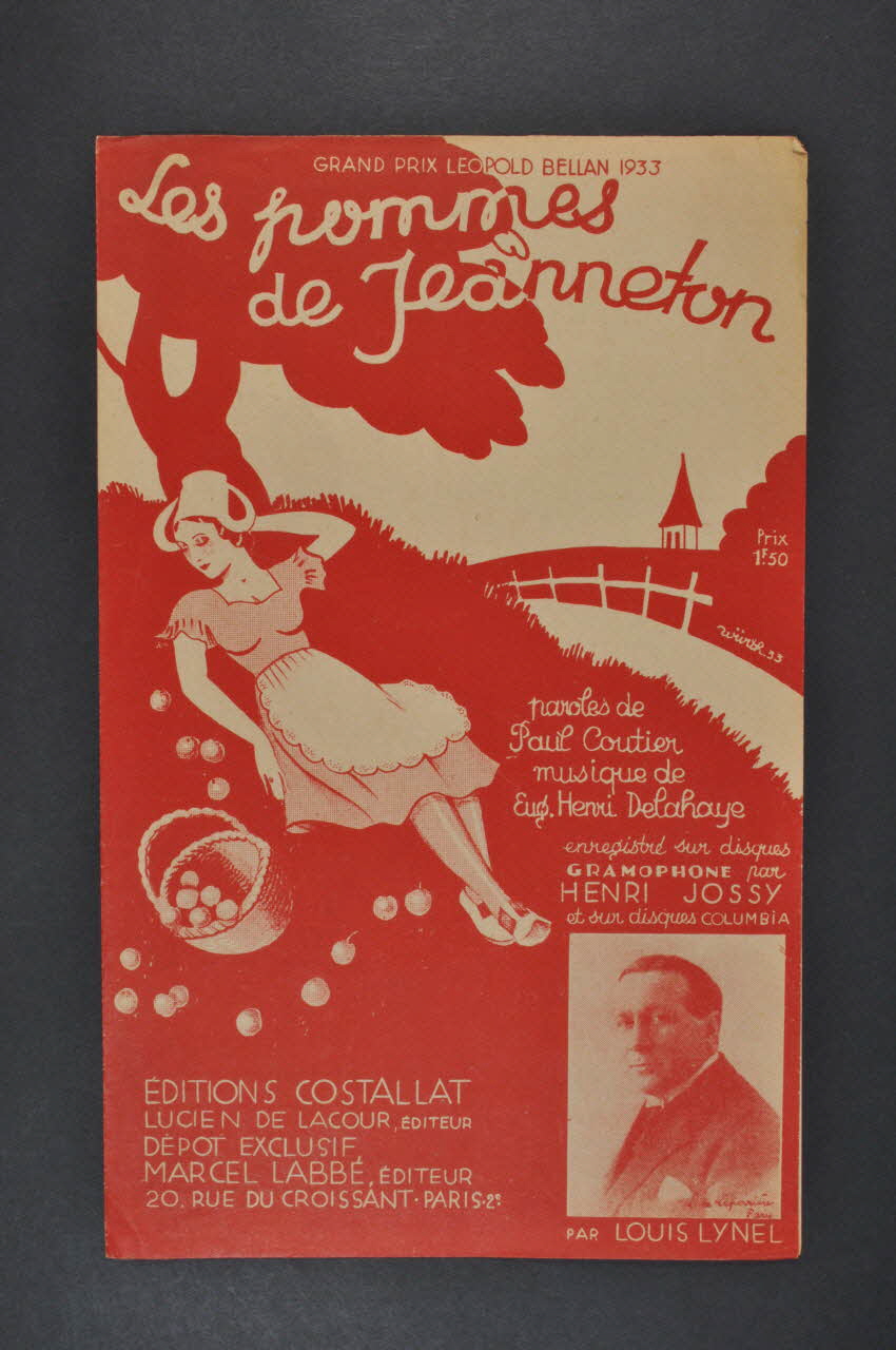 chanson petit format 1966.121.47 Photo Mucem