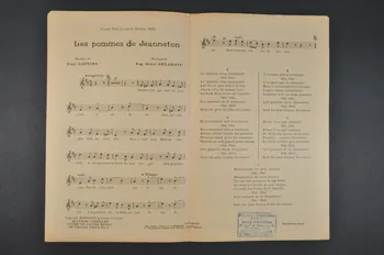 chanson petit format 1966.121.47 Photo Mucem