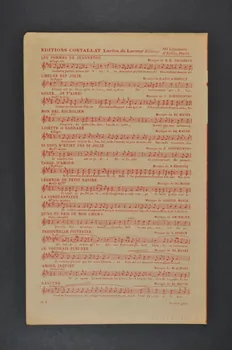 chanson petit format 1966.121.47 Photo Mucem