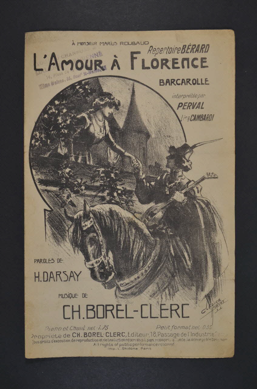 chanson petit format 1966.121.52 Photo Mucem