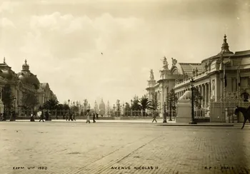 R.P.I. (Paris) photographie Exposition 1900. Avenue Nicolas II Ile-de-France, France 1900 Ph.2011.00.13.1 Photo