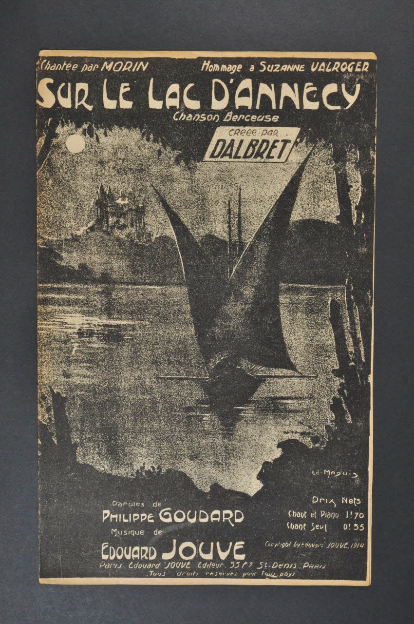 chanson petit format 1966.121.55 Photo Mucem