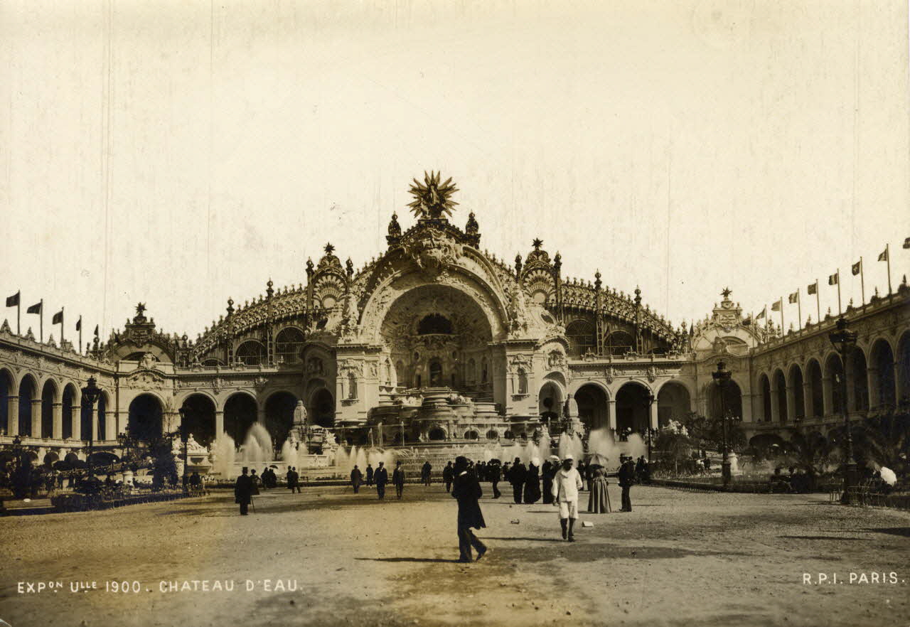 R.P.I. (Paris) photographie Exposition 1900. Château d'eau Ile-de-France, France 1900 Ph.2011.00.13.43 Photo