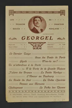 chanson petit format 1966.121.57 Photo Mucem