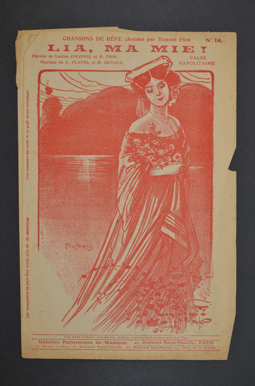 chanson petit format 1966.121.59 Photo Mucem