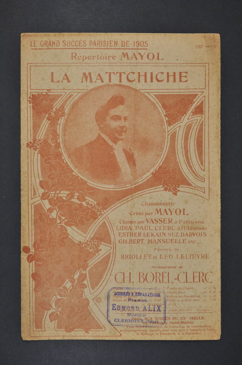 chanson petit format 1966.121.63 Photo Mucem