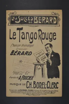 Charles Borel-Clerc ; Armand Foucher ; Adolphe Bérard chanson petit format 1913 1965.136.72 Photo Mucem