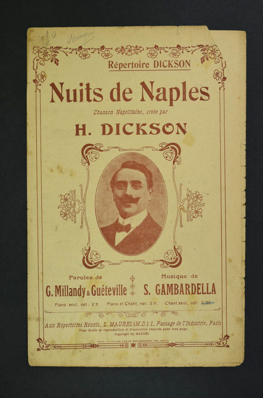 chanson petit format 1966.121.7 Photo Mucem