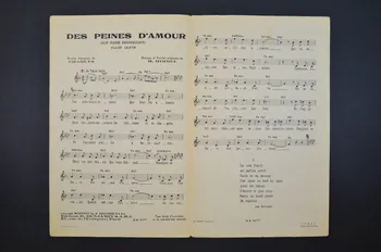 Charlys ; Henry Himmel ; Tino Rossi ; H. Benjamin chanson petit format 1935 1966.121.72 Photo Mucem