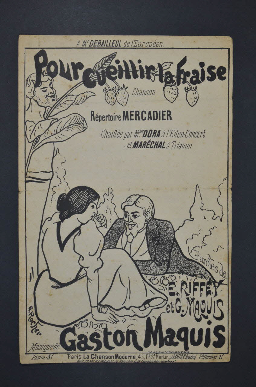 chanson petit format 1966.121.73 Photo Mucem