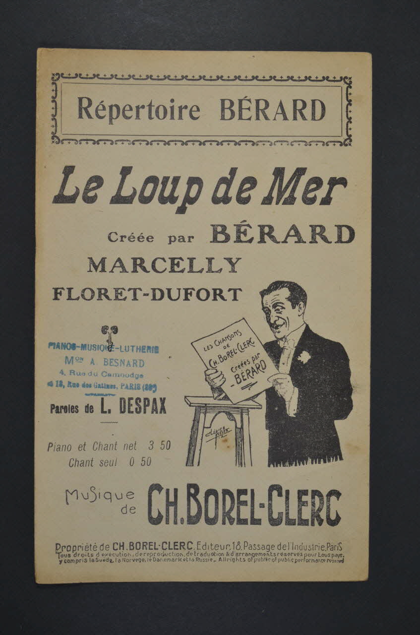 chanson petit format 1965.137.14 Photo Mucem