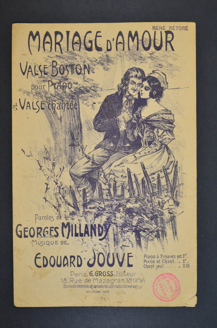 chanson petit format 1966.121.96 Photo Mucem