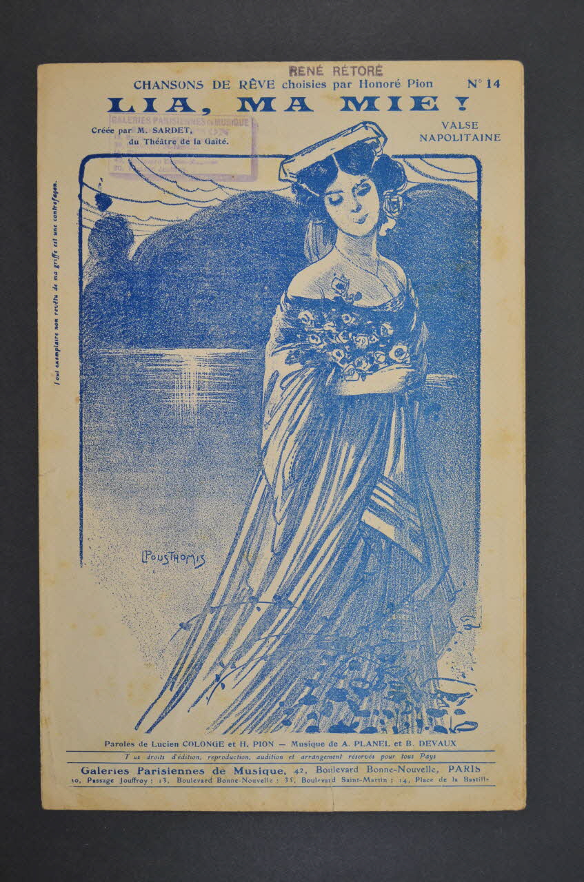 chanson petit format 1966.121.99 Photo Mucem