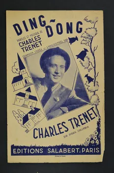 Charles Trénet ; Salabert chanson petit format 1945 1966.122.14  Photo Mucem